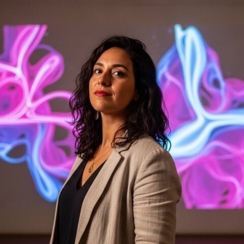 Valentina Rueda, curadora de arte digital y editora de Amplify DAI, Buenos Aires